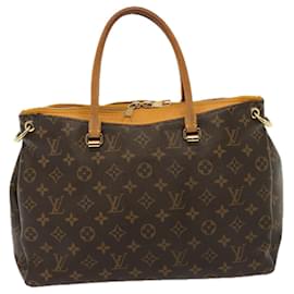 Louis Vuitton-LOUIS VUITTON Sac à main Monogram Pallas M40466 LV Auth tb1097-Monogramme