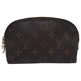 Louis Vuitton-LOUIS VUITTON Monogram Pochette Cosmetic PM Cosmetic Pouch M47515 LV Auth 76253-Monogram