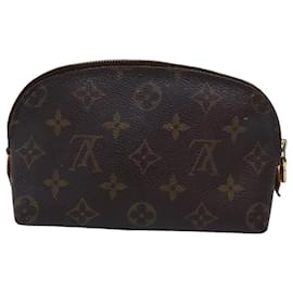 Louis Vuitton-LOUIS VUITTON Monogram Pochette Cosmetic PM Cosmetic Pouch M47515 LV Auth 76253-Monogram