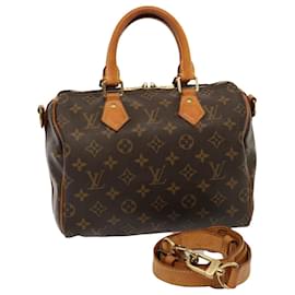 Louis Vuitton-LOUIS VUITTON Monogram Speedy Bandouliere 25 Hand Bag 2way M45948 LV Auth 76759-Monogram
