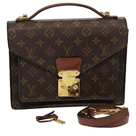 Louis Vuitton-LOUIS VUITTON Monogram Monceau 26 Shoulder Bag M51187 LV Auth 77273-Monogram