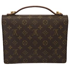 Louis Vuitton-LOUIS VUITTON Monogram Monceau 26 Sac à épaule M51187 LV Auth 77273-Monogramme