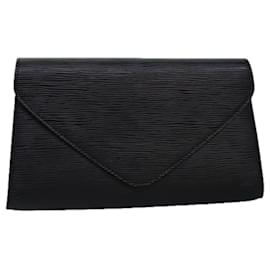 Louis Vuitton-LOUIS VUITTON Pochette Epi Art Déco Noire M52632 LV Auth am6314-Noir