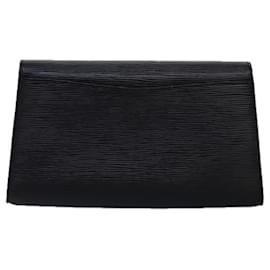 Louis Vuitton-LOUIS VUITTON Epi Art Deco Clutch Bag Black M52632 LV Auth am6314-Black