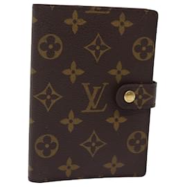 Louis Vuitton-LOUIS VUITTON Monogram Agenda PM Day Planner Cover R20005 LV Auth fm3481-Monogram