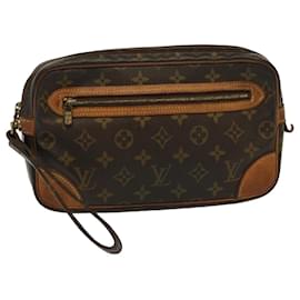 Louis Vuitton-LOUIS VUITTON Monogram Marly Dragonne GM Sac Clutch M51825 LV Auth 76322-Monogramme