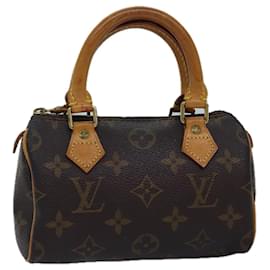 Louis Vuitton-LOUIS VUITTON Mini Speedy Handtasche Monogram M41534 LV Auth yk12936-Monogramm