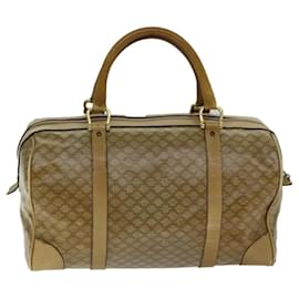 Céline-CELINE Macadam Canvas Boston Bag Beige Auth tb1089-Beige