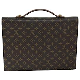 Louis Vuitton-LOUIS VUITTON Monogram Porte Documents Bandouliere Bag M53338 LV Auth am6315-Monogram