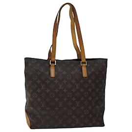 Louis Vuitton-LOUIS VUITTON Monogram Cabas Mezzo Tote Bag M51151 LV Auth 76357-Monogram