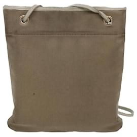 Prada-PRADA Shoulder Bag Canvas Beige Auth 77502-Beige