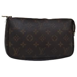 Louis Vuitton-LOUIS VUITTON Monogram Pochette Accessoires Pouch M51980 LV Auth 76269-Monogram