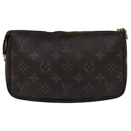 Louis Vuitton-LOUIS VUITTON Monogram Pochette Accessoires Pouch M51980 LV Auth 76269-Monogram