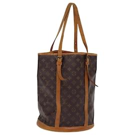 Louis Vuitton-LOUIS VUITTON Monogram Bucket GM Shoulder Bag Vintage M42236 LV Auth 76875-Monogram
