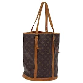 Louis Vuitton-LOUIS VUITTON Sac à épaule Monogram Bucket GM Vintage M42236 LV Auth 76875-Monogramme