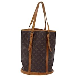 Louis Vuitton-LOUIS VUITTON Monogram Bucket GM Shoulder Bag Vintage M42236 LV Auth 76875-Monogram