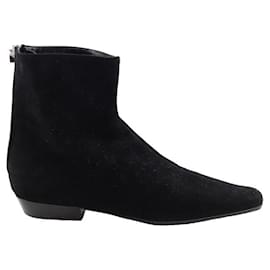Totême-Suede boots-Black
