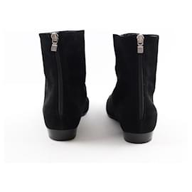 Totême-Suede boots-Black