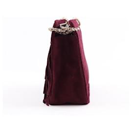 SéZane-Leather shoulder bag-Dark red