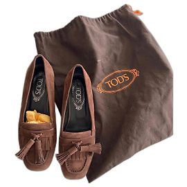 Tod's Gommini deerskin loafers brown size 36.5 Brown