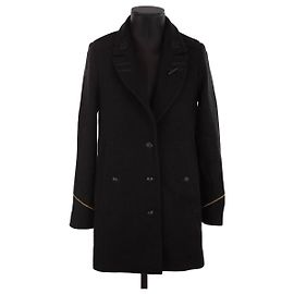 The Kooples Wollmantel Schwarz