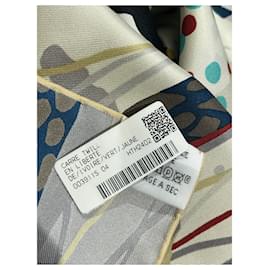 Hermès-HERMES Silk handkerchief T. Silk-Multiple colors