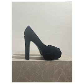 Louis Vuitton-LOUIS VUITTON  Heels T.EU 38 Suede-Black