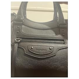 Balenciaga-BALENCIAGA  Handbags T.  Leather-Black