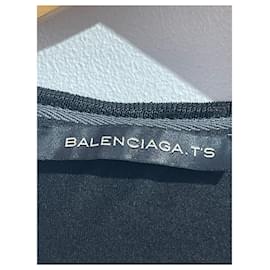 Balenciaga-BALENCIAGA  Tops T.International M Silk-Black