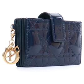 Dior-DIOR  Wallets T.  Leather-Navy blue