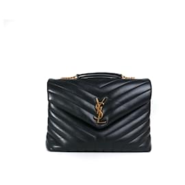 Saint Laurent-SAINT LAURENT  Handbags T.  Leather-Black