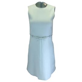 Robe sans manches à détail nœud bleu clair RED Valentino Bleu