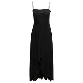 Black Giorgio Armani Long Sleeveless Gown Size IT 44 Black
