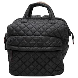 Autre Marque-Black MZ Wallace Quilted Nylon Backpack-Black