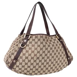 Gucci-Gucci GG Monogram Abbey Shopper Bag-Beige