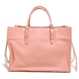 Balenciaga-Balenciaga Motocross Classic Papier Bag Leather Handbag 370926 in Good condition-Pink