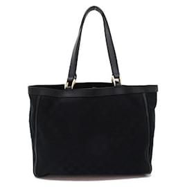 Gucci-Gucci GG Canvas Tote Bag Canvas Tote Bag 146247 in Excellent condition-Black