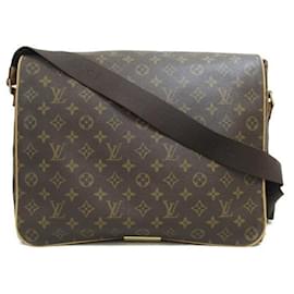 Louis Vuitton-Bolso cruzado Louis Vuitton Abbesses de lona M45257 en muy buen estado-Castaño