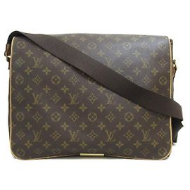 Bolsa transversal Louis Vuitton Abbesses em lona M45257 em muito bom estado Marrom