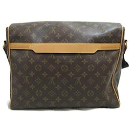 Louis Vuitton-Louis Vuitton Abbesses Shoulder Bag Canvas Crossbody Bag M45257 in Good condition-Brown