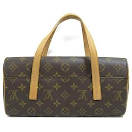 Louis Vuitton-Bolsa de mão em lona Louis Vuitton Sonatine M51902 em ótimo estado-Marrom