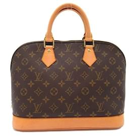 Louis Vuitton-Louis Vuitton Alma PM Canvas Handbag M51130 in Excellent condition-Brown