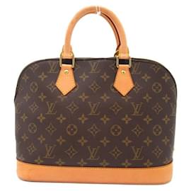 Louis Vuitton-Louis Vuitton Alma PM Canvas Handbag M51130 in Excellent condition-Brown