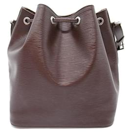 Louis Vuitton-Louis Vuitton Petit Noe Shoulder Bag Leather Shoulder Bag M5901D in Excellent condition-Brown