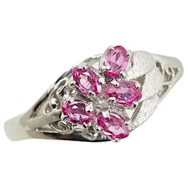 & Other Stories-K14WG Ruby Ring Size 11 in Pristine Condition-Silvery