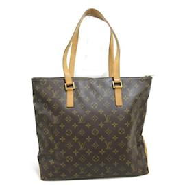 Louis Vuitton-Louis Vuitton Cabas Mezzo Canvas Tote Bag M51151 in Good condition-Brown