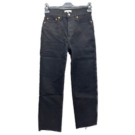 Jeans Re/Done T.US 26 Algodón Negro