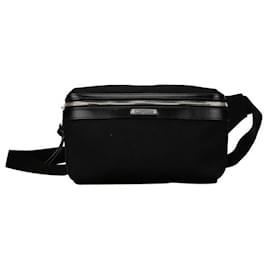 Yves Saint Laurent-Yves Saint Laurent Canvas Belt Bag Canvas Belt Bag 505973 in Good condition-Black