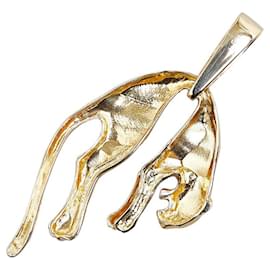 & Other Stories-LuxUness 18k Gold Panther Pendant Metal Pendant in Excellent condition-Golden