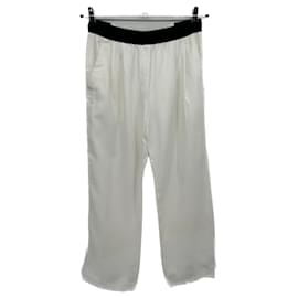 Autre Marque-LOULOU STUDIO  Trousers T.International S Viscose-White